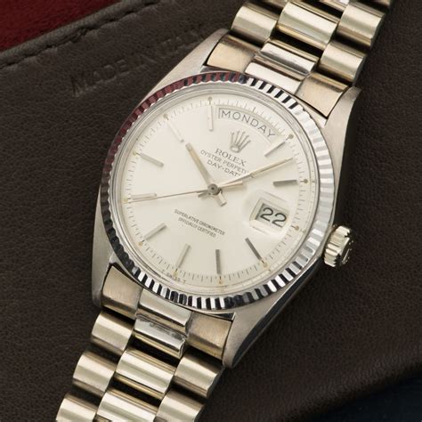 rolex 1803 day date white dial|rolex 1803 for sale malaysia.